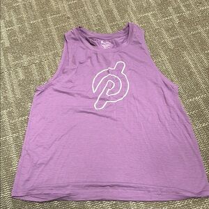 Peloton Purple Muscle Tee Crop Relaxed